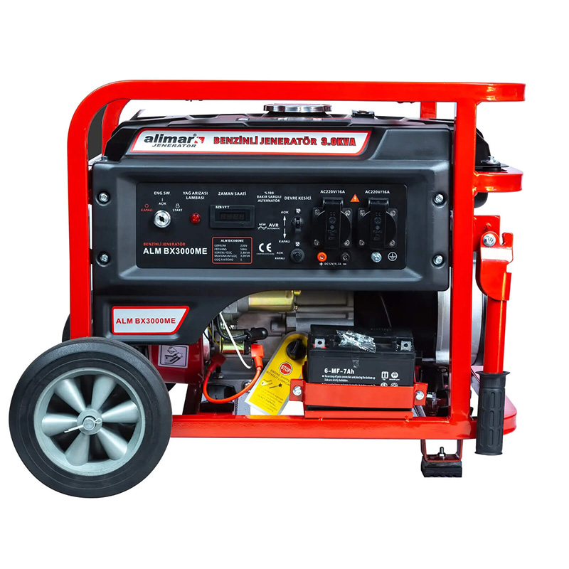 Генератор бензиновий ALIMAR 1 фаза (220В), 3,5кВт, (ALM-BX-3000-ME)